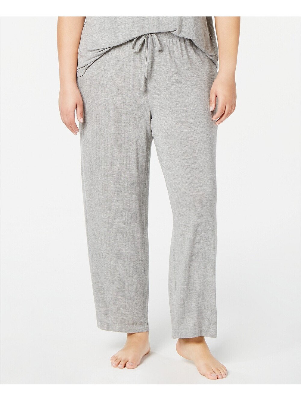 Alfani Womens Ribbed Knit Pajama Pants Size 2X